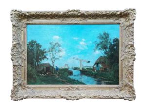 B. Brouwer - Drwbridge - NL Antiques