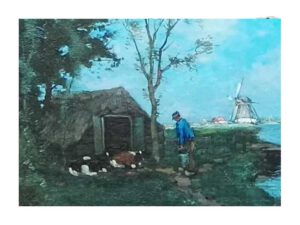 B. Brouwer - Drwbridge - NL Antiques