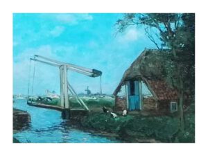 B. Brouwer - Drwbridge - NL Antiques