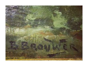 B. Brouwer - Drwbridge - NL Antiques